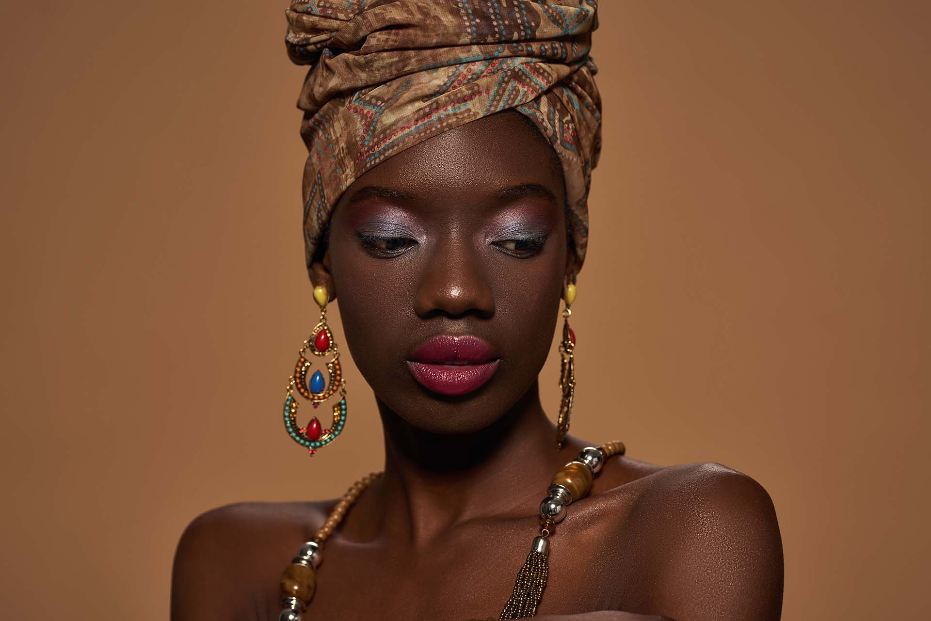 African female in traditional dress